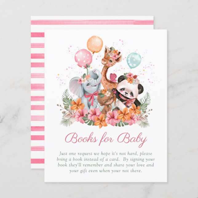 Lámina Chica de presupuesto Libros de Safari Animales par (Anverso / Reverso)