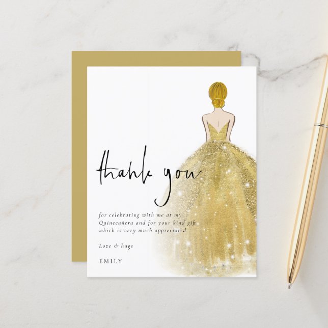 Lámina Chica de Quinceañera, campeón de oro del presupues (Anverso/Reverso In Situ)