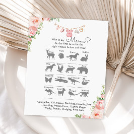 Lámina Chica ropa de bebé ducha de bebé