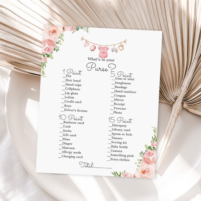 Lámina Chica Ropa de bebé ¿Qué hay en tu bolso? (Subido por el creador)