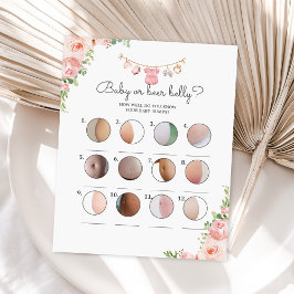 Lámina Chica ropa para bebé juego para el vientre de bebé