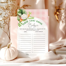 Lámina Chica rosado Nombre que canción bebé crecido local