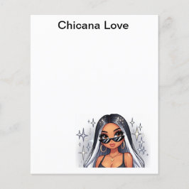 Lámina Chicana love paper