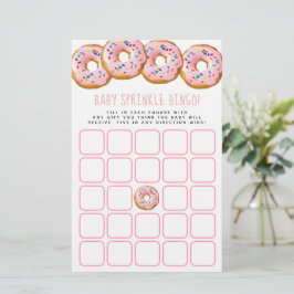 Lámina Chicas de Donut modernos Baby Shower Sprinkle Bing
