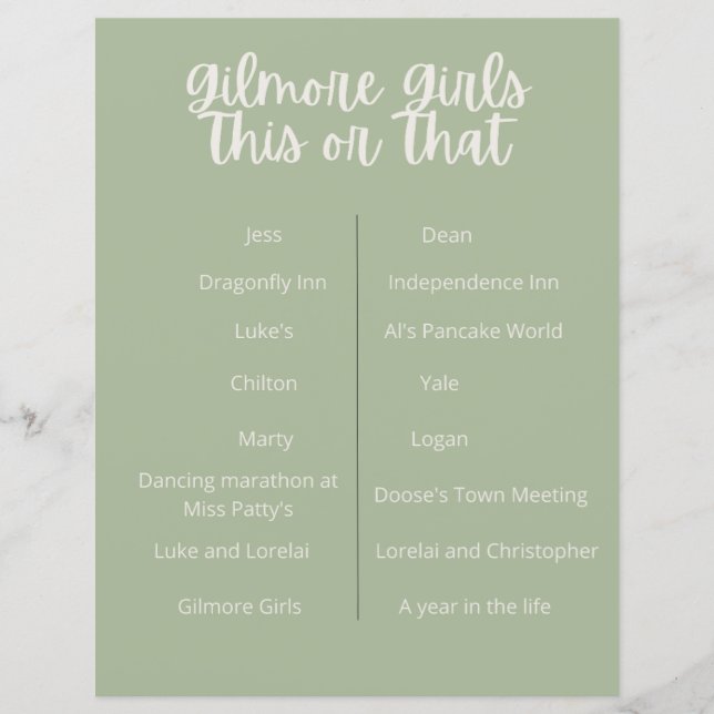 Lámina chicas dorados fiesta este o ese juego (Anverso)