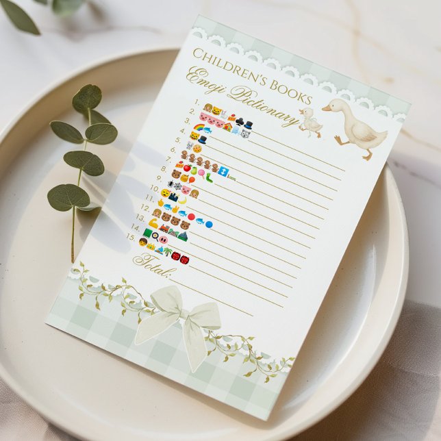 Lámina Childrens Books Emoji Pictionary Silly Goose Sage (Subido por el creador)