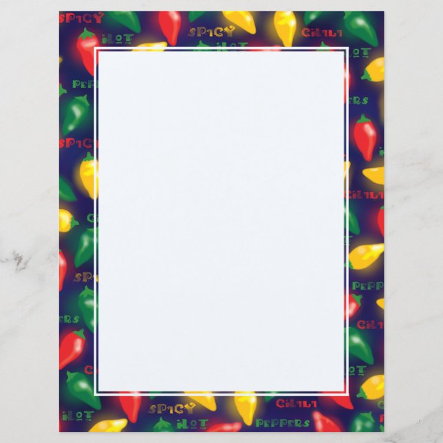 Lámina Chili Pepper Letterhead (Anverso)