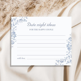 Lámina Chinoiserie Floral Bridal Shower Date Ideas noctur