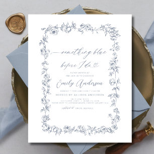 Lámina Chinoiserie francesa algo de ducha de nueces azule