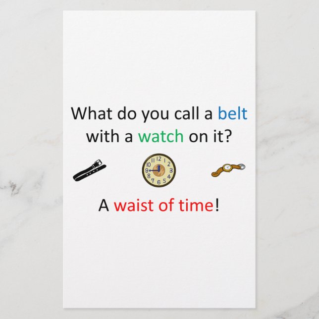 Lámina Chiste de la cintura del tiempo (Anverso)