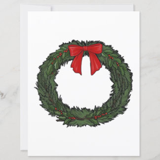 Lámina Christmas Wreath Classic