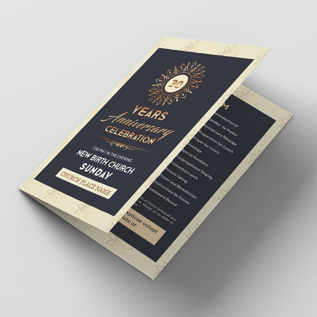 Lámina Church Anniversary Brochure Template (Subido por el creador)