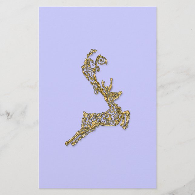 Lámina ciervo dorado (Anverso)