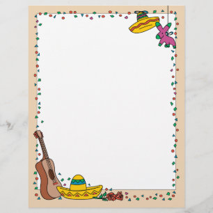 Lámina Cinco De Mayo Letterhead