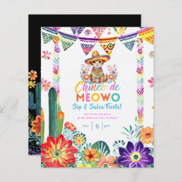 Lámina Cinco De Mayo Sip y Salsa Funny Cat FIESTA