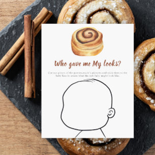 Lámina Cinnamon roll baby ducha - ¿Quién me dio mi aparie