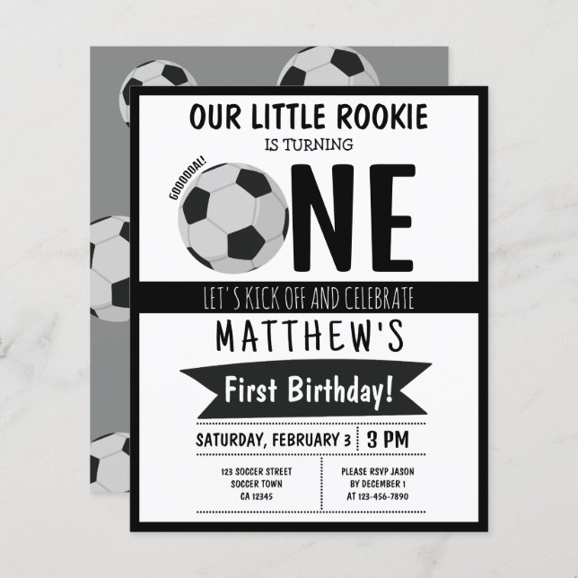 Lámina Cinta de la pelota de fútbol para presupuesto de p (Anverso / Reverso)