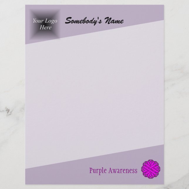 Lámina Cinta morada de flores por Kenneth Yoncich (Anverso)