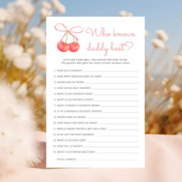 Lámina Cinta rosa cereza que conoce mejor a papá