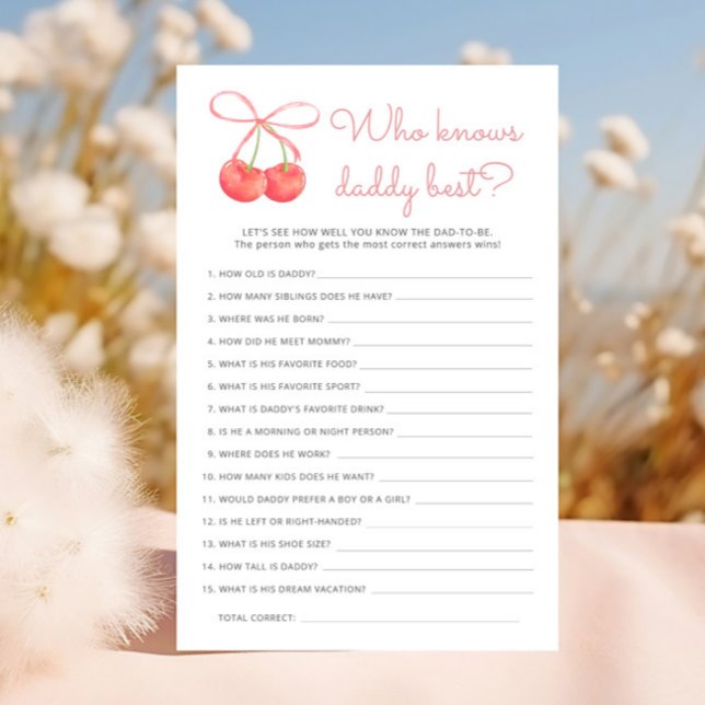 Lámina Cinta rosa cereza que conoce mejor a papá (Subido por el creador)