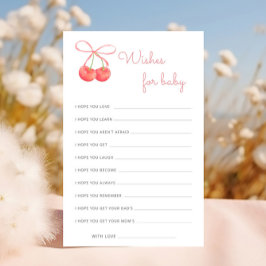 Lámina Cinta Rosa De Cereza Baby Shower Desea Bebé