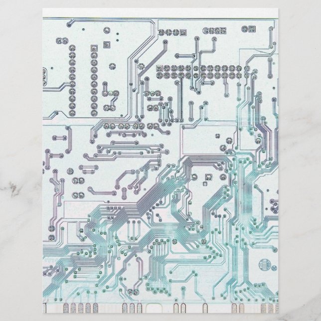 Lámina circuito electrónico (Anverso)