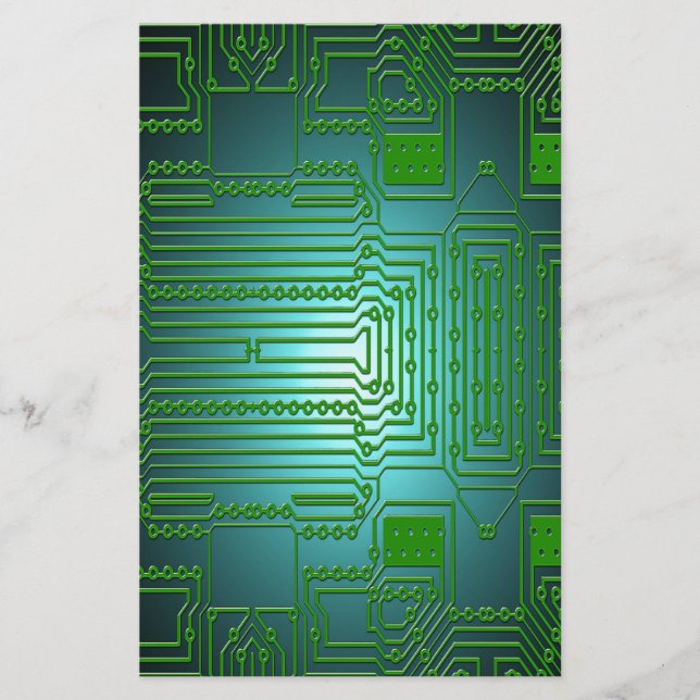 Lámina circuitos de conductores de placa (Anverso)