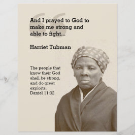 Lámina Cita de Christian HARRIET TUBMAN