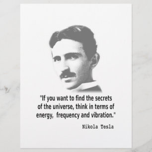 Lámina Cita De Nikola Tesla