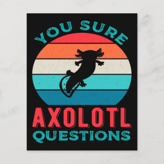 Lámina Cita divertida de Axolotl | Axolotl Para Cumpleaño