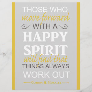 Lámina cita inspiradora de gordon b hinckley lds