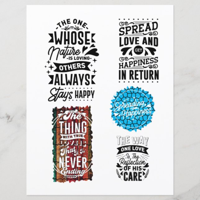 Lámina Citas románticas Día de San Valentín de amor (Anverso)