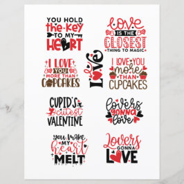 Lámina Citas románticas Día de San Valentín de amor