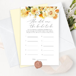 Lámina Cítricos florales Qué edad tenía la novia para ser