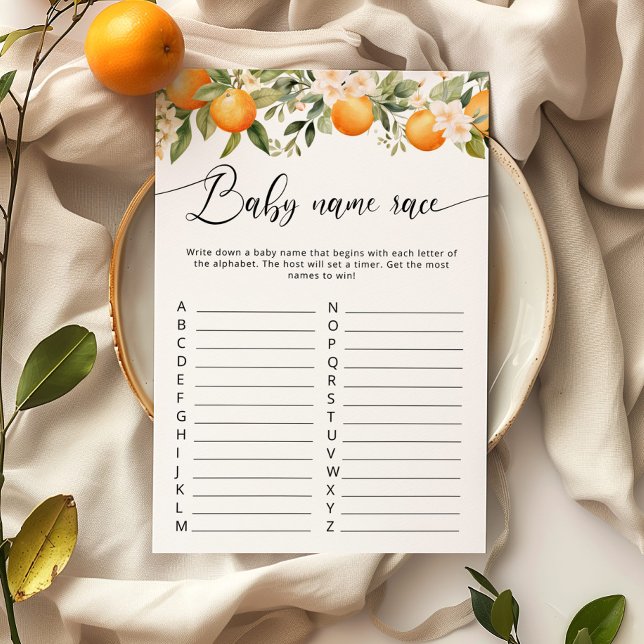 Lámina Citrus cutie bebé raza juego de ducha bebé (Subido por el creador)