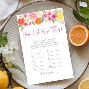 Lámina Citrus Floral Cuán Viejos Eran Las Novias