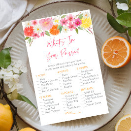 Lámina Citrus Floral qué hay en tu juego de novias