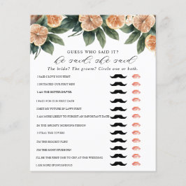 Lámina Citrus Greenery | Juego de ducha de novia