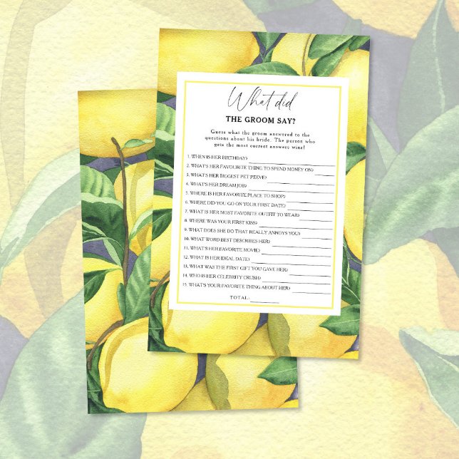 Lámina Citrus lemon - ¿Qué dijo el novio del juego de nov (Subido por el creador)