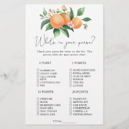 Lámina Citrus - ¿Qué hay en tu juego de bolsos?