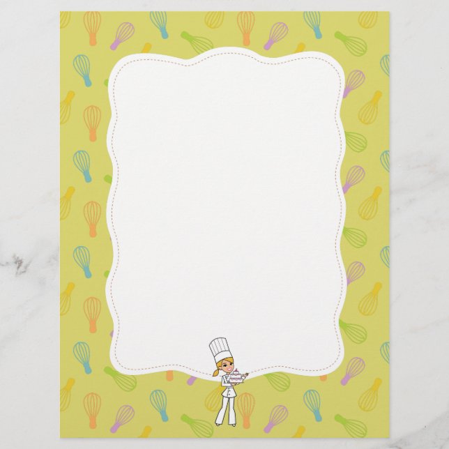 Lámina Citrust Cute Chef Art Kitchery Stationery (Anverso)