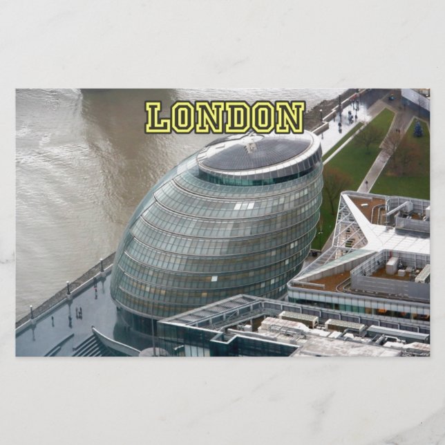 Lámina City Hall London Inglaterra (Anverso)