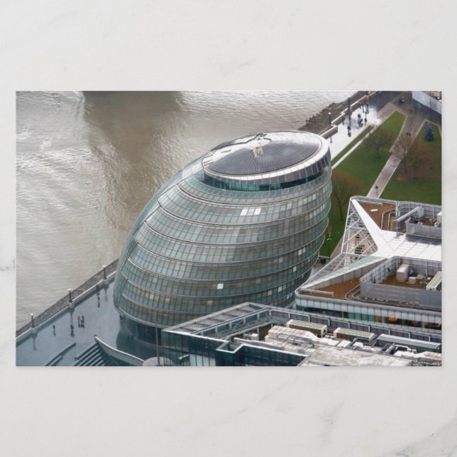 Lámina City Hall London Inglaterra (Anverso)