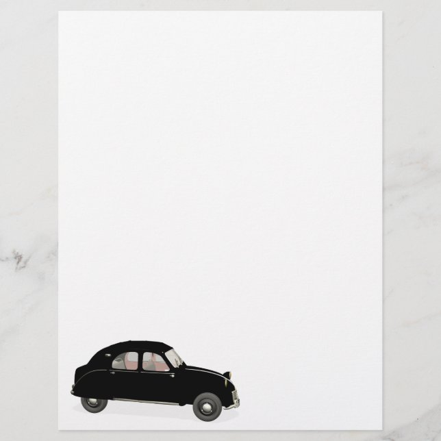 Lámina Ciudadano negro 2CV (Anverso)