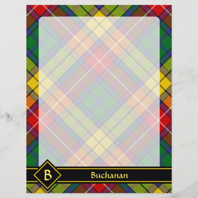 Lámina Clan Buchanan Tartan (Anverso)