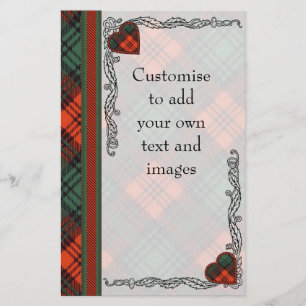 Lámina clan Kerr Plaid tartán escocés