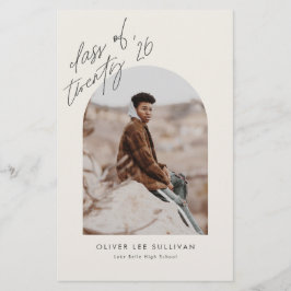 Lámina Clase de la invitación a graduación del arco pekin