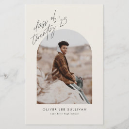 Lámina Clase de la invitación a graduación del arco pekin