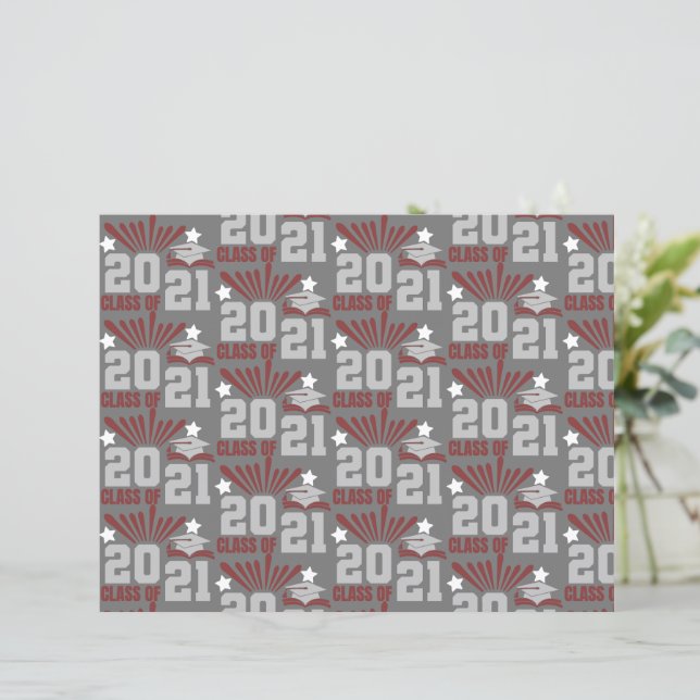 Lámina Clase de papel de cuadernillo de ciruela de 2021 (Anverso de pie)