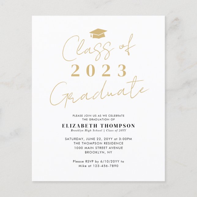 Lámina Clase Presupuestaria del Partido de Graduación de  (Anverso)